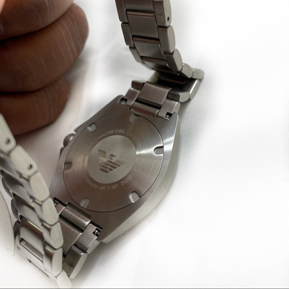 EMPORIO ARMANI STAINLESS STEEL WATCH - Picture 5 of 7